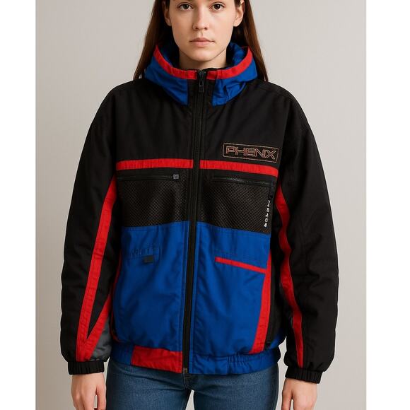 Vintage 90s Phenix Sports Ski Parka Coat Jacket - Picture 1 of 9